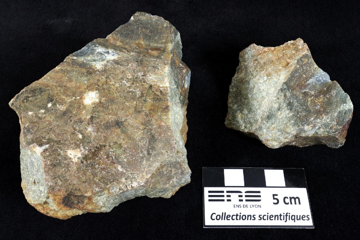 Birbirite Serpentinite silicifiée Massif armoricain Unité de haute pression des Essarts Sainte Pazanne La Bonhommerie